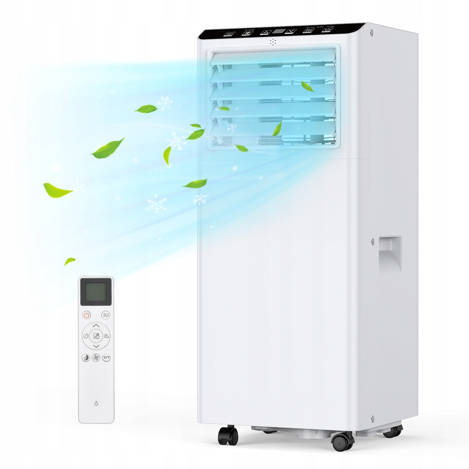 3-in-1 Portable Air Conditioner, Cooling, Dehumidifier, Fan, 2 Fan Speeds