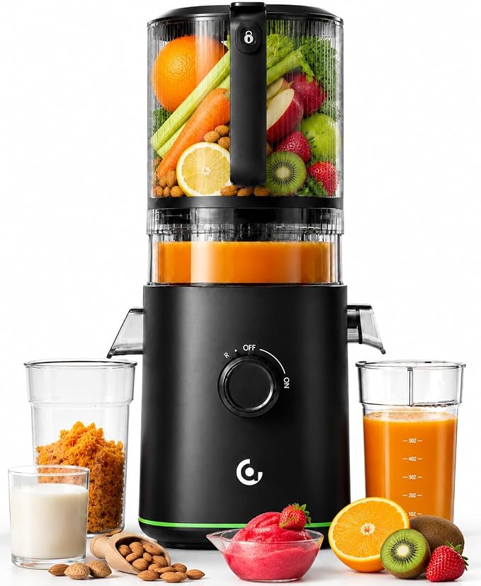 3-in-1 slow juicer for juices and vegetables