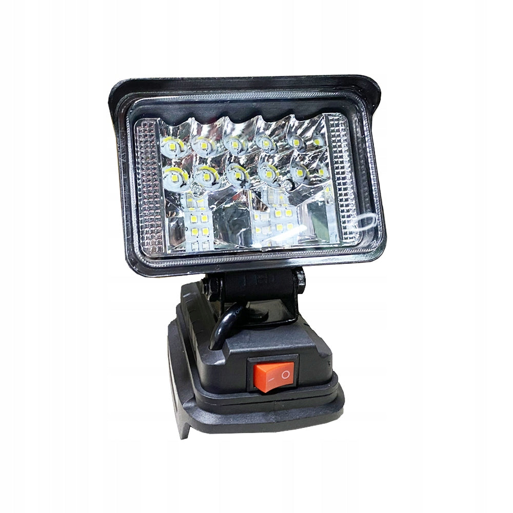 3 inch myth 2USB WORKING HALOGEN LED LAMP FOR MAKITA LITHIUM BATTERY Light color cold white