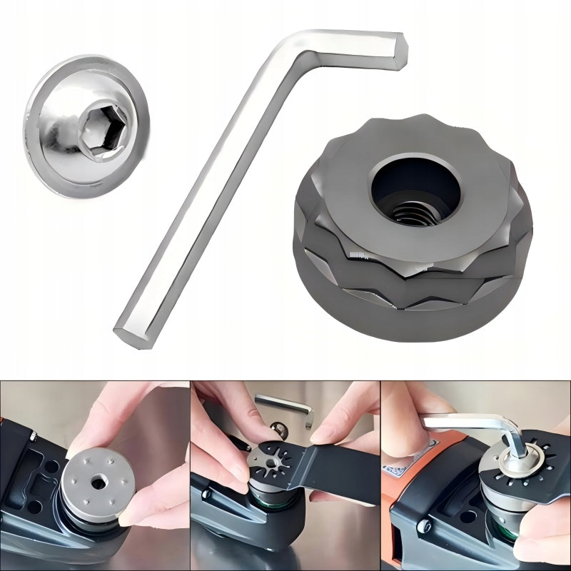 3 pcs adapters for Starlock, Star Lock system, power tools