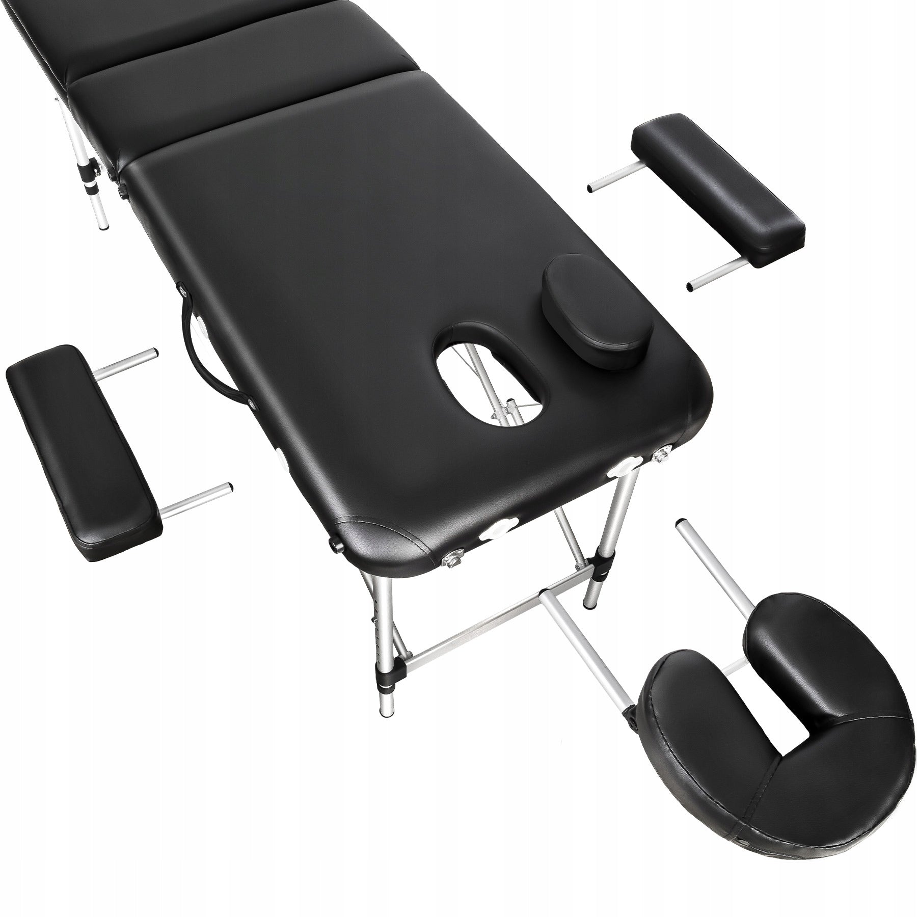 3-zone massage table with 5 cm padding and aluminum frame Packaging status original
