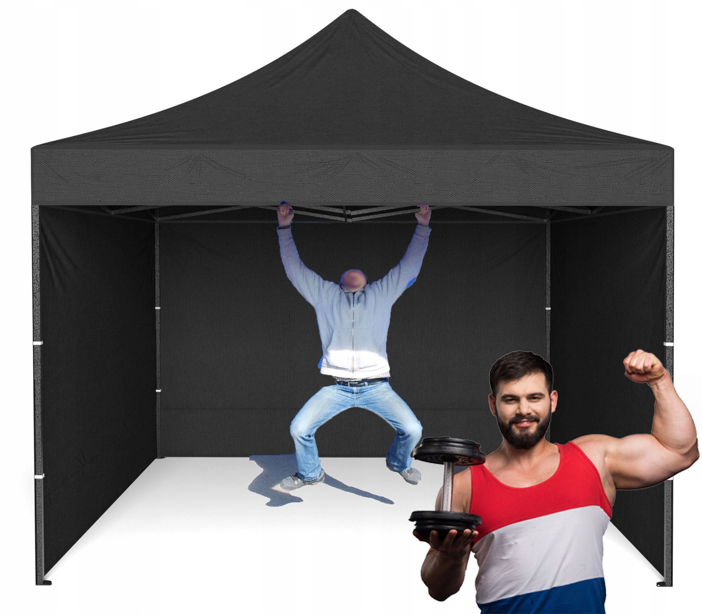30 KG STRONG 3x3 PAVILION COMMERCIAL TENT EXPRESS PORTABLE GARDEN TURK