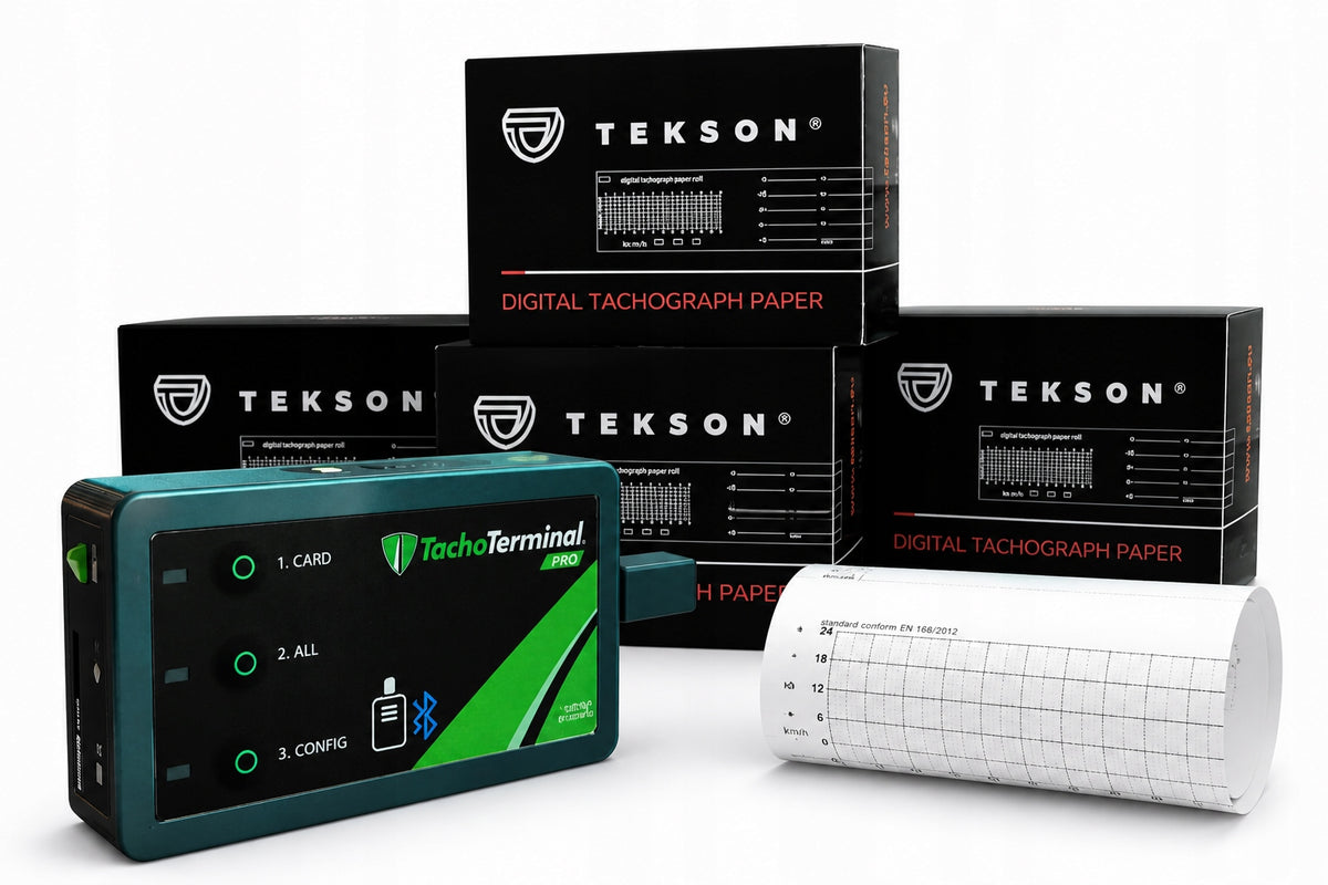 30 x PAPER|TACHOTERMINAL PRO3|NEW TACHO|PROGRAM| BT|APP|