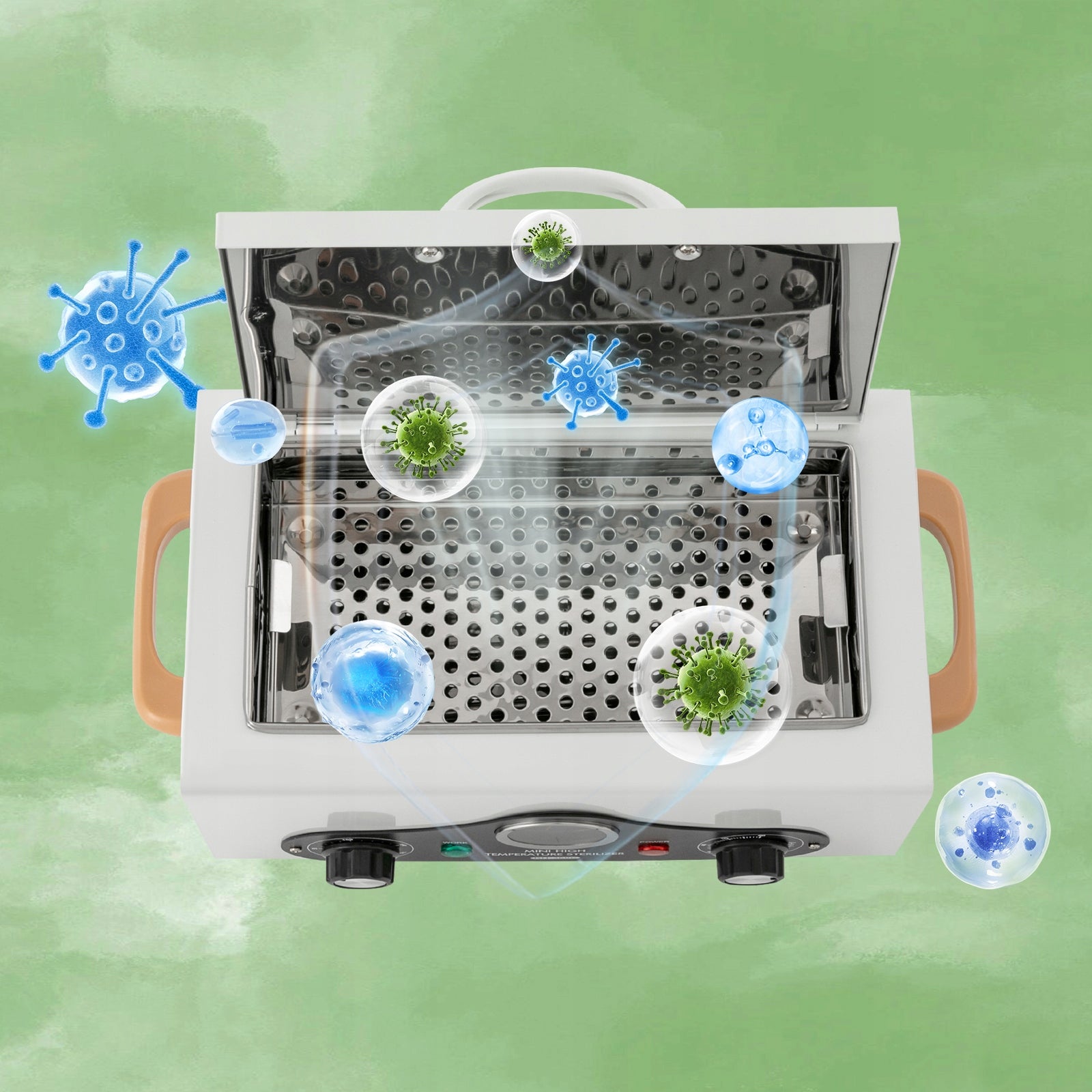 300W 2.5L Nail Tools Sterilizer High Temperature Sterilizer Packaging status original
