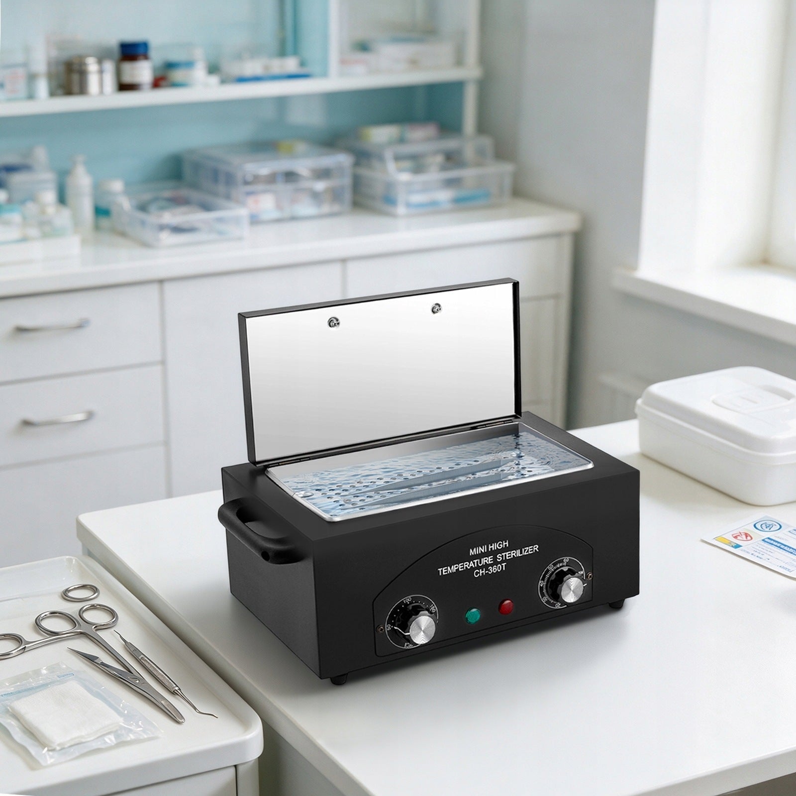 300W HIGH-TEMPERATURE STERILIZER 1.5L Packaging status original