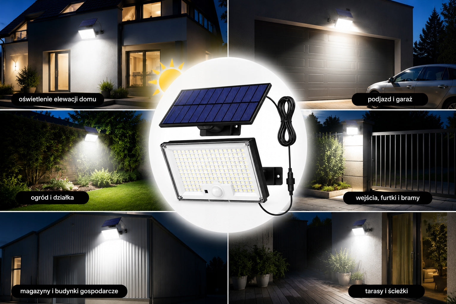 300W LED Solar Lamp with Motion Sensor + Remote Control | Powerful LED Solar Lamp Brand no brand