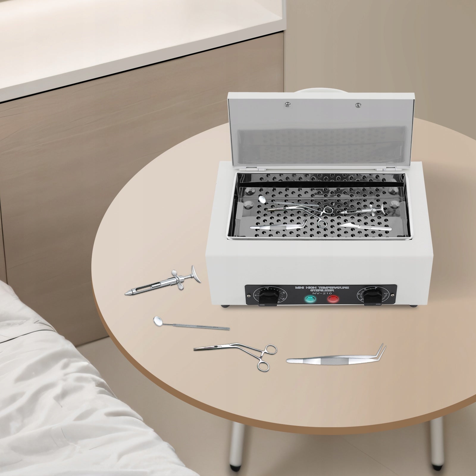 300W NAIL TOOL STERILISER HIGH TEMPERATURE METAL DRY HEAT CLEANING BOX 220V Brand no brand