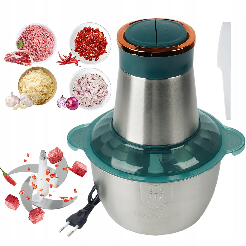 300W STAINLESS STEEL ELECTRIC MEAT NUT GRINDER2L