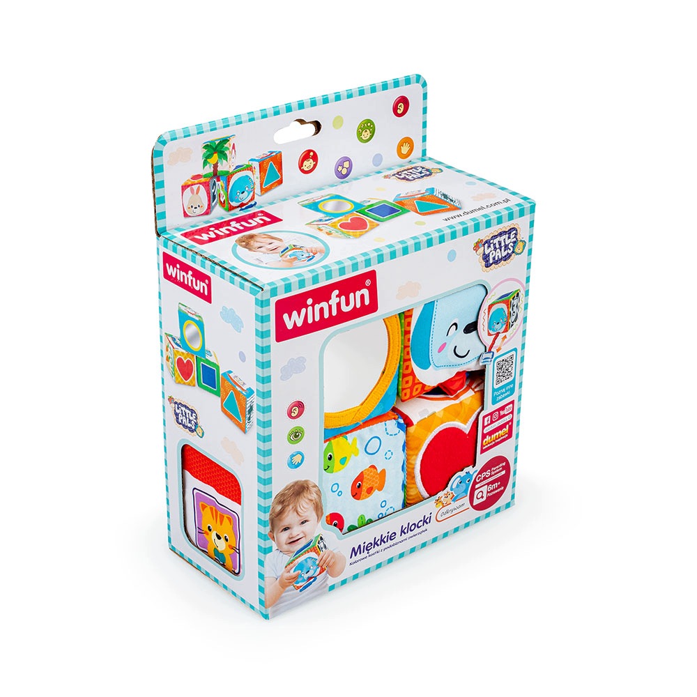 30404/000178 WinFun Soft Sensory Blocks Educational Toy DUMEL Manufacturer code WF 30404 / 000178