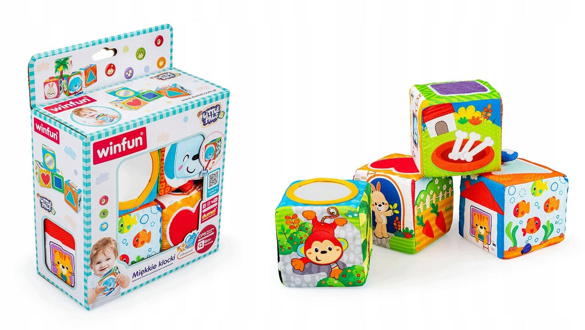 30404/000178 WinFun Soft Sensory Blocks Educational Toy DUMEL
