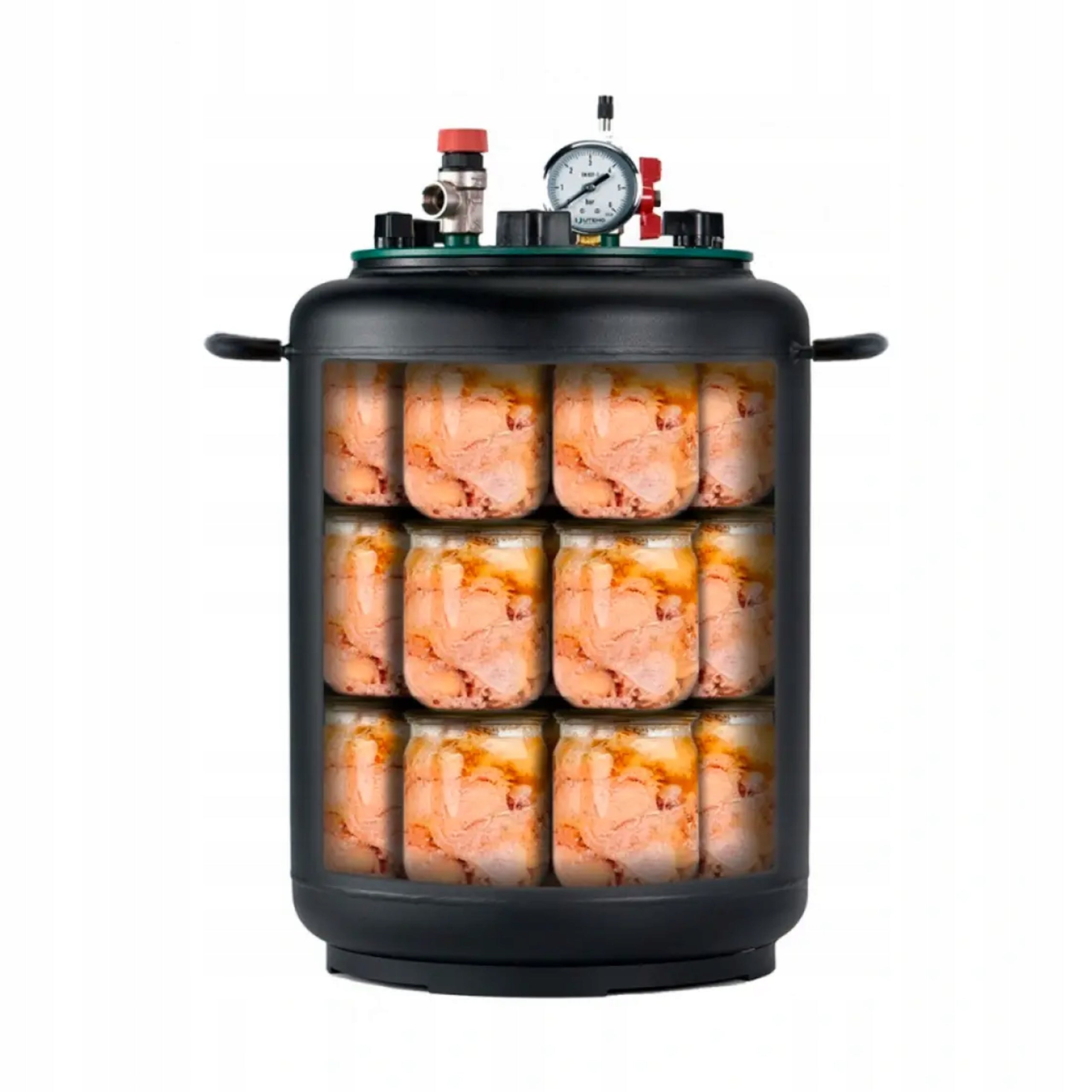 30L Black Steel Gas Autoclave for Canning and Jars