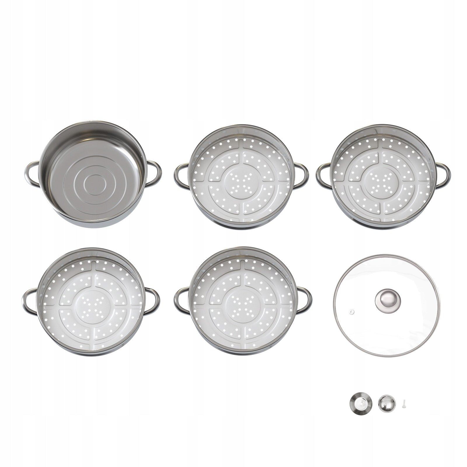 30cm 5-Tier Stainless Steel Steamer Multifunctional Steamer 4 Steamers Lid EAN (GTIN) 751591581187