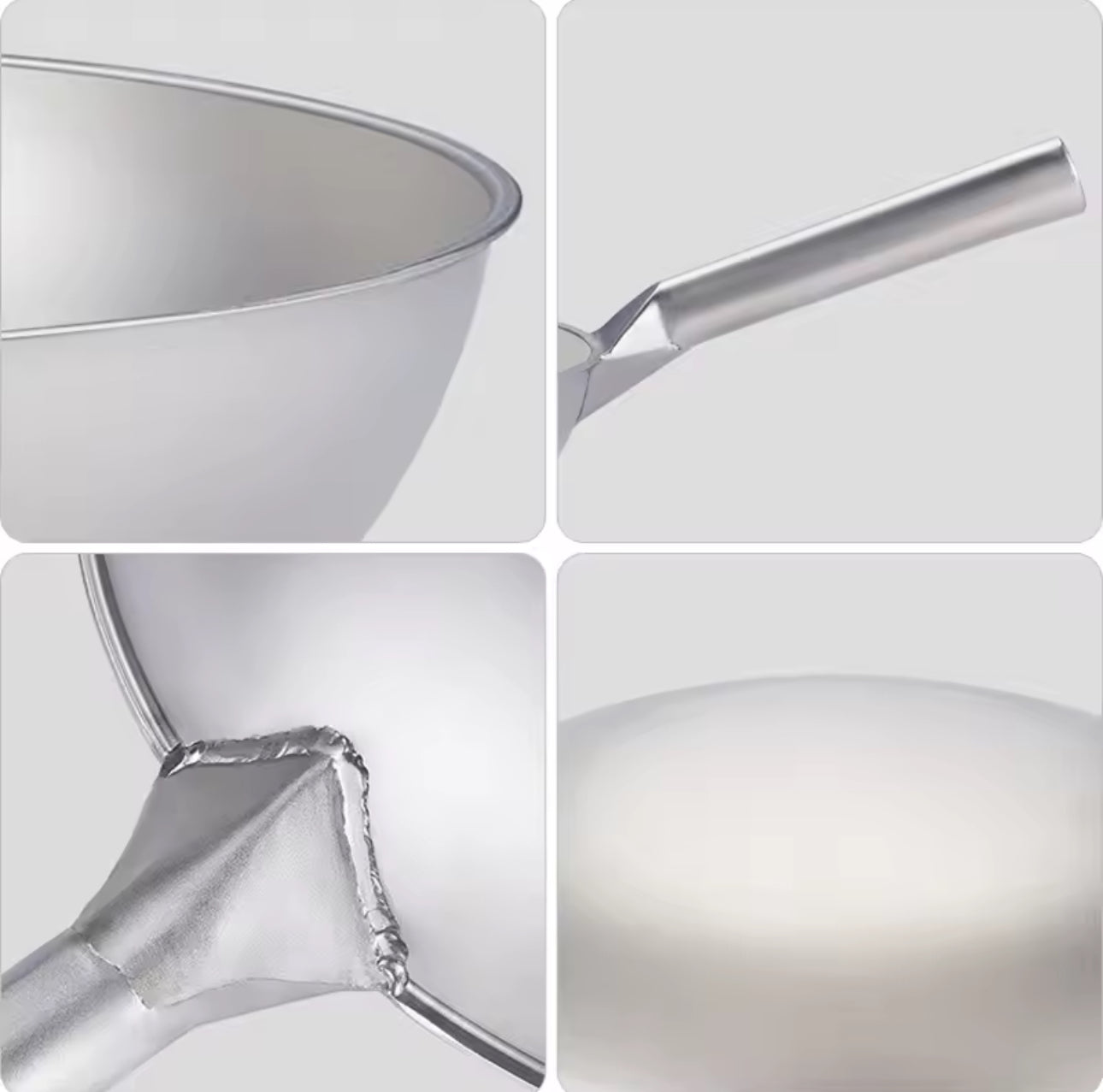 30cm TITANIUM Wok 99% Pure TITANIUM Forged For Gas Does Not Stick and Healthy Brand no brand