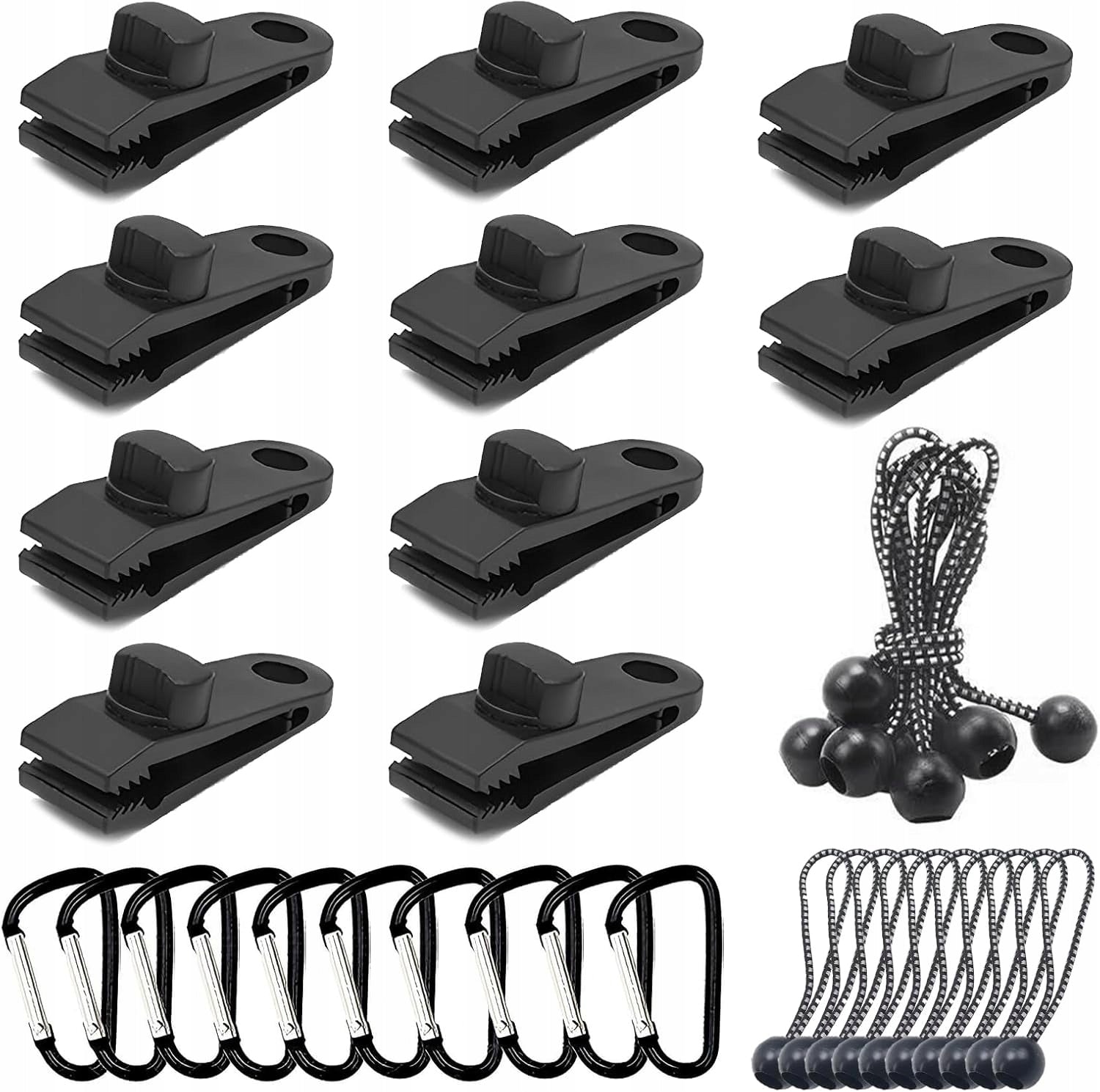 30x Clamp Clip Tensioner for Attaching Plands Twisted Handle