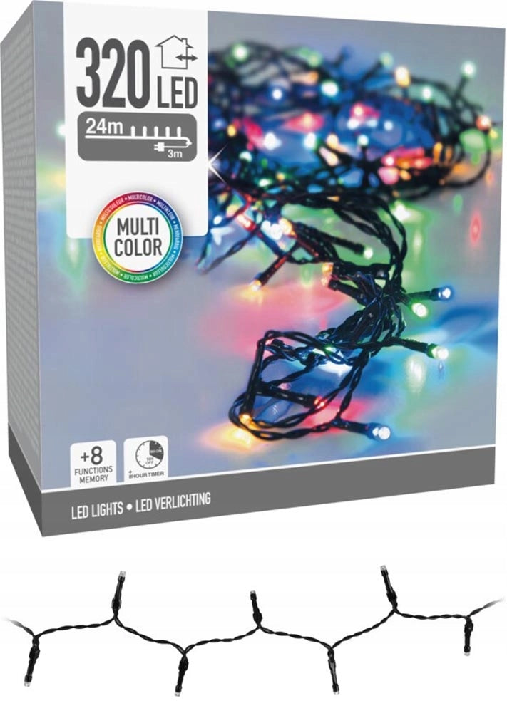320 LED lights 8 functions multicolor Manufacturer code 7134745
