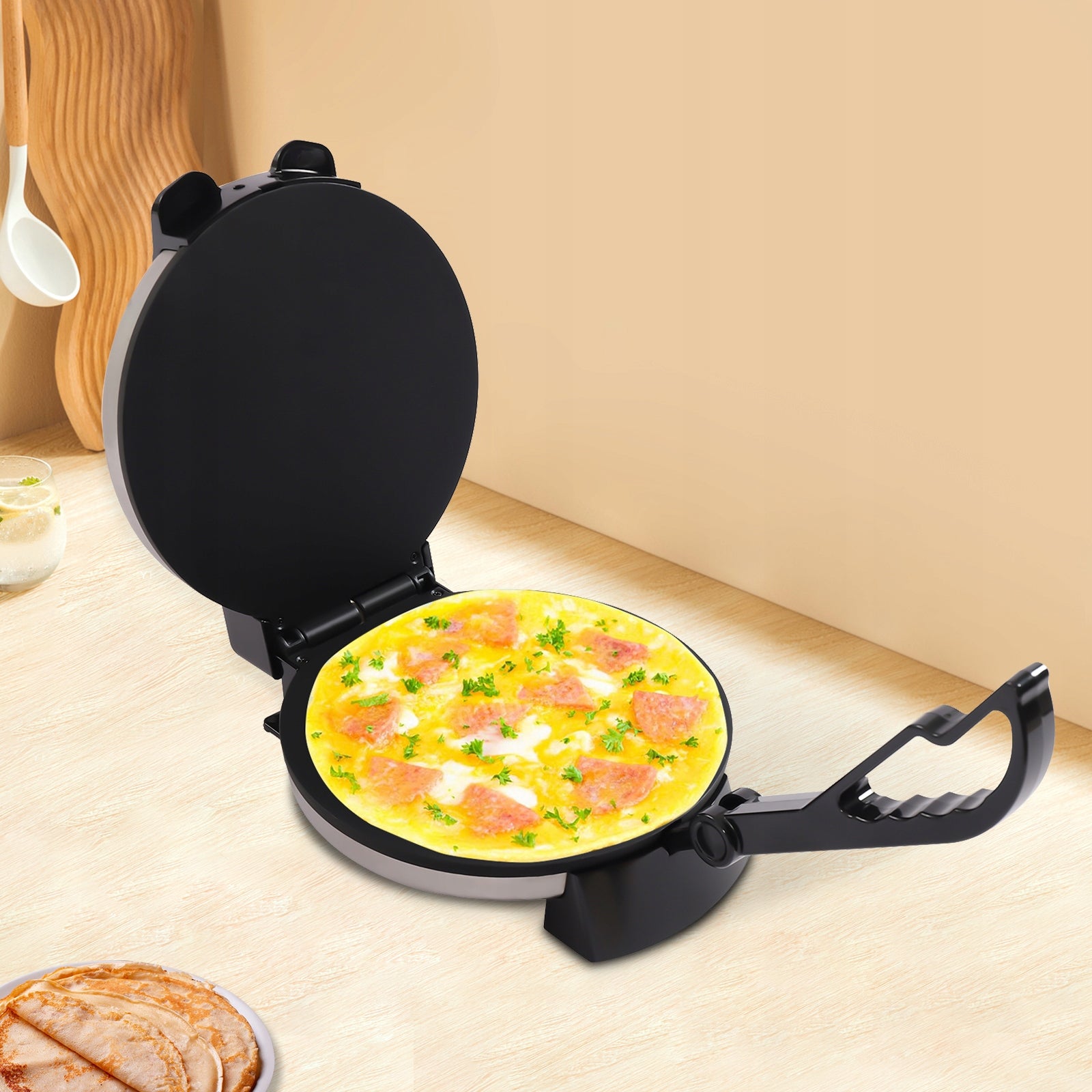 32CM PANCAKE MAKER 1800W Packaging status original