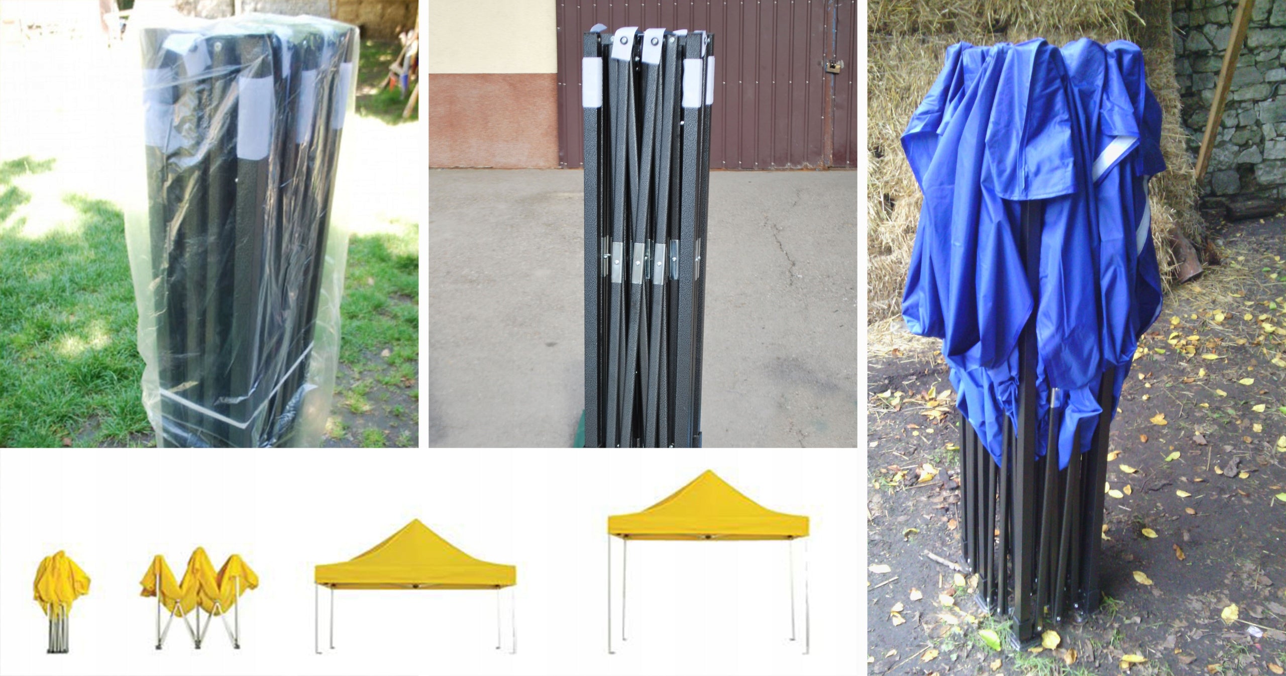 34KG 3x3 EXTRA POWER GARDEN TENT TRADE PAVILION FOLDING TURK Manufacturer code Namiot 3x3Extra ZIELONY