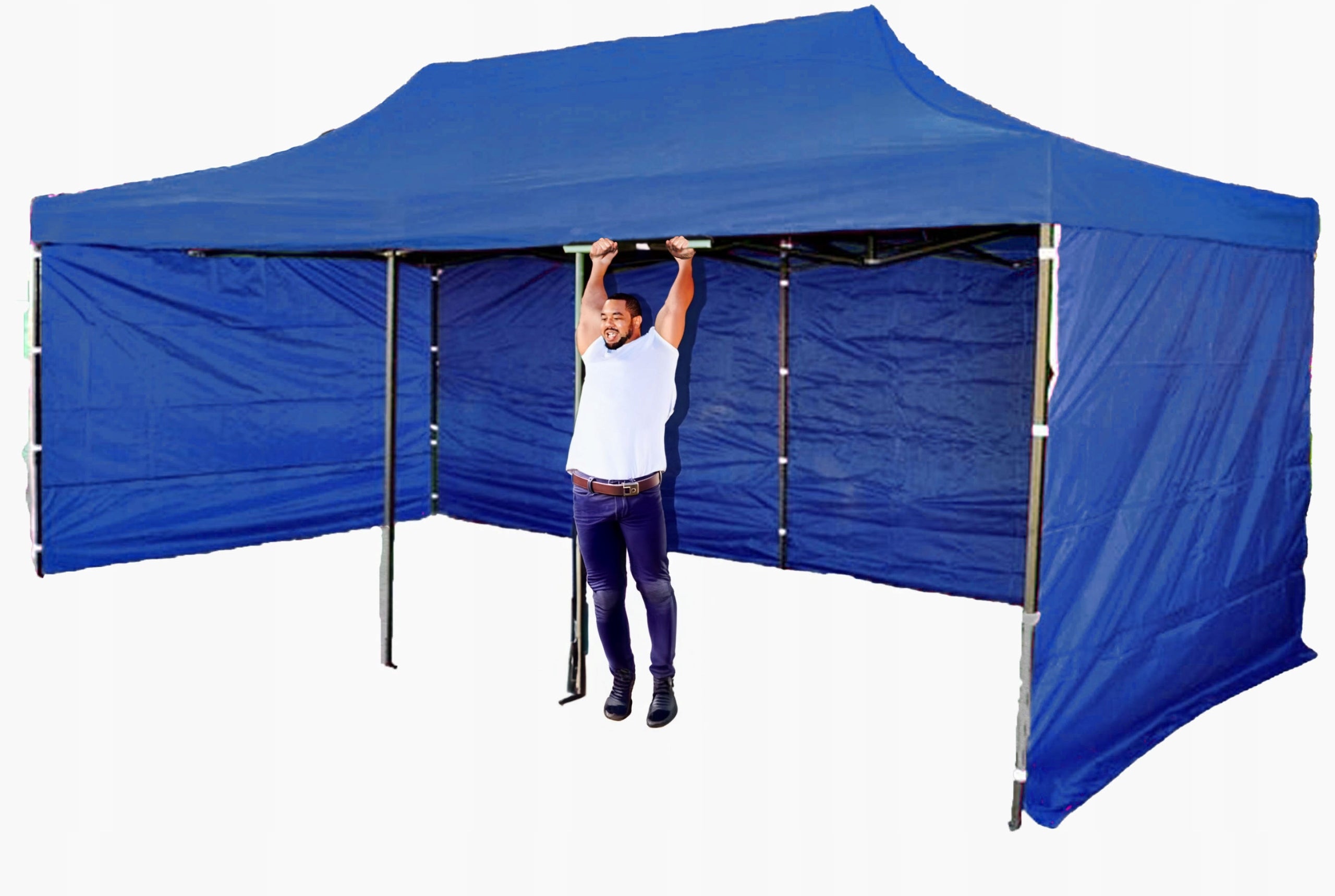 34KG 3x3 EXTRA POWER TRADE GARDEN TENT FAIR PAVILION TUREK FOLDING Number of side walls 3 walls