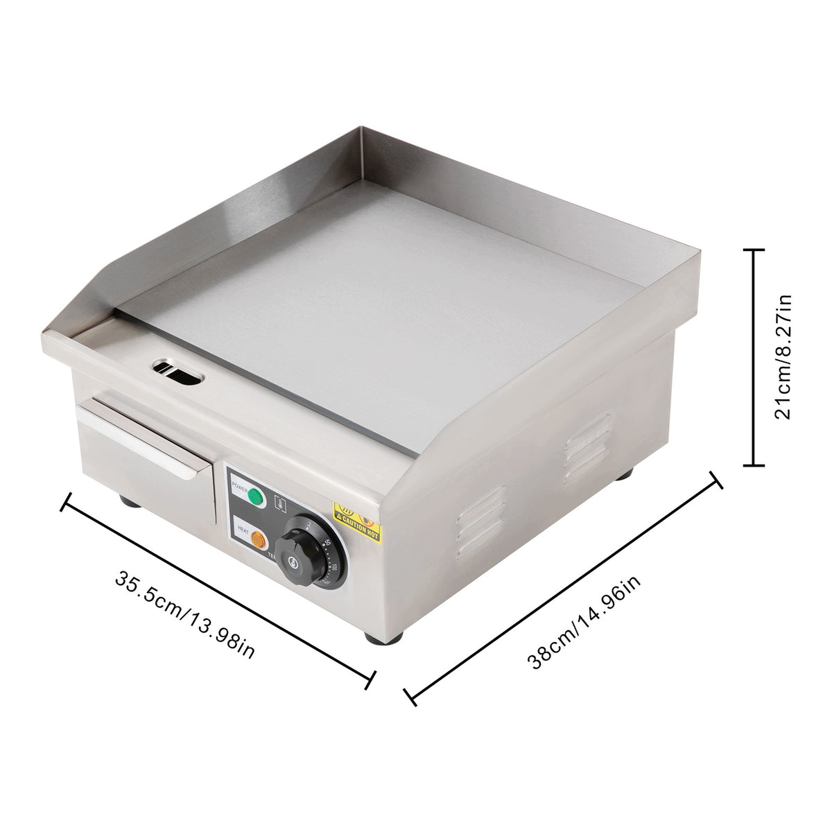 35.5*38*21CM ELECTRIC GRIDDLE 2000W Brand no brand