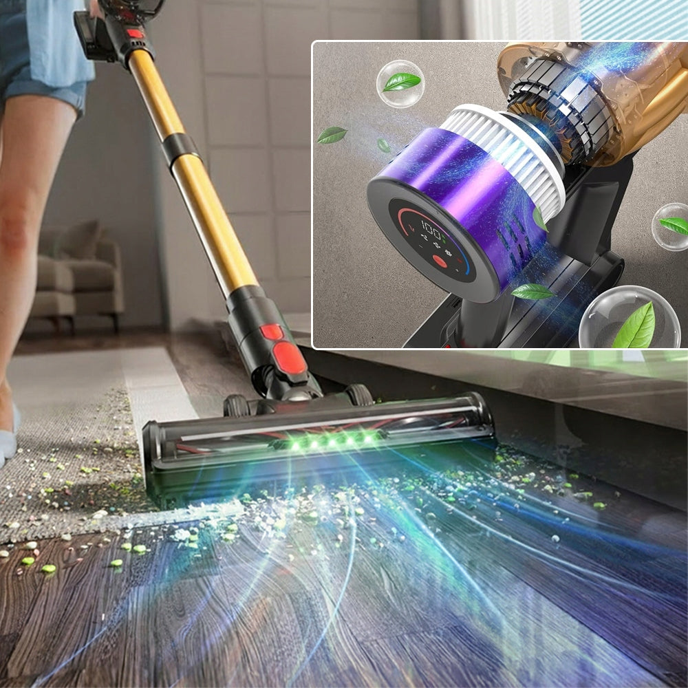35KPA CORDLESS VACUUM CLEANER SUCTION 3 SPEEDS WITHOUT WRAPPING HAIR 110CM Manufacturer code AD7077