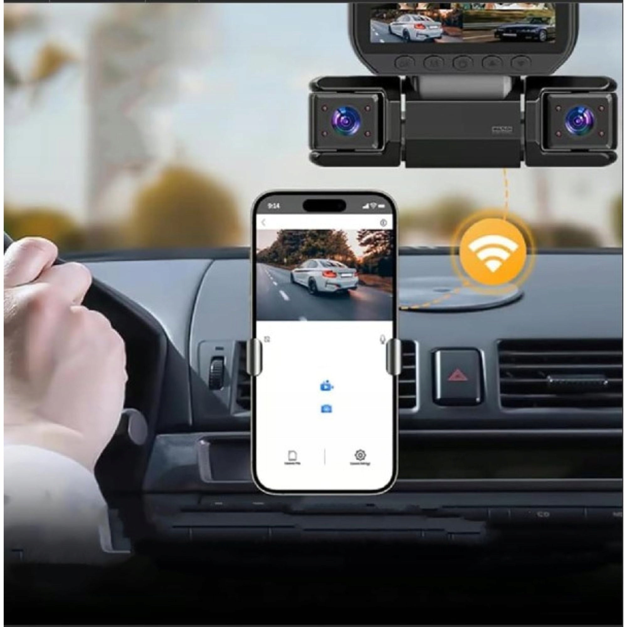 360° CAR DVR FULL HD REVERSING CAMERA WITH NIGHT MODE Manufacturer code 3831127629928
