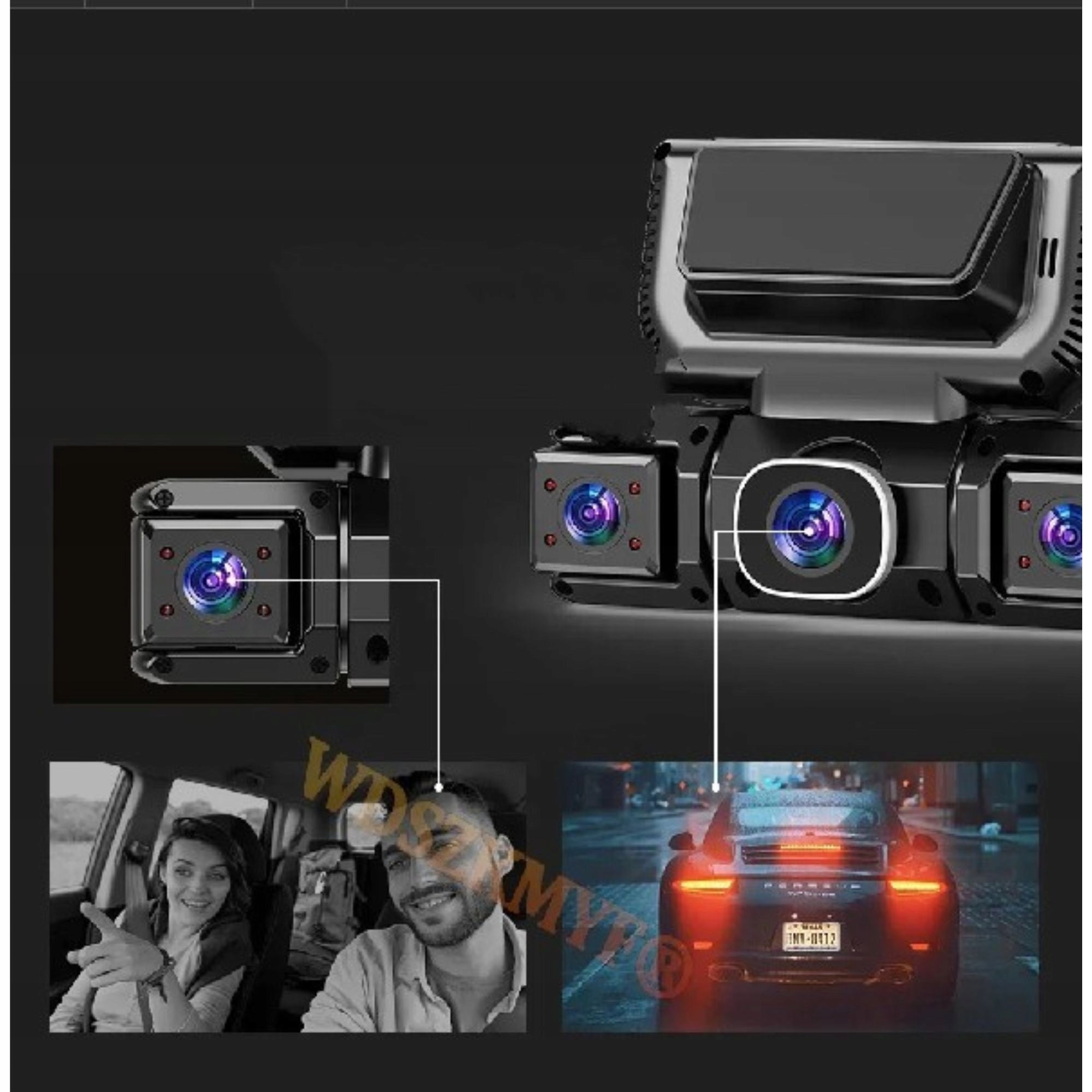 360° CAR DVR FULL HD REVERSING CAMERA WITH NIGHT MODE Viewing angle 170°