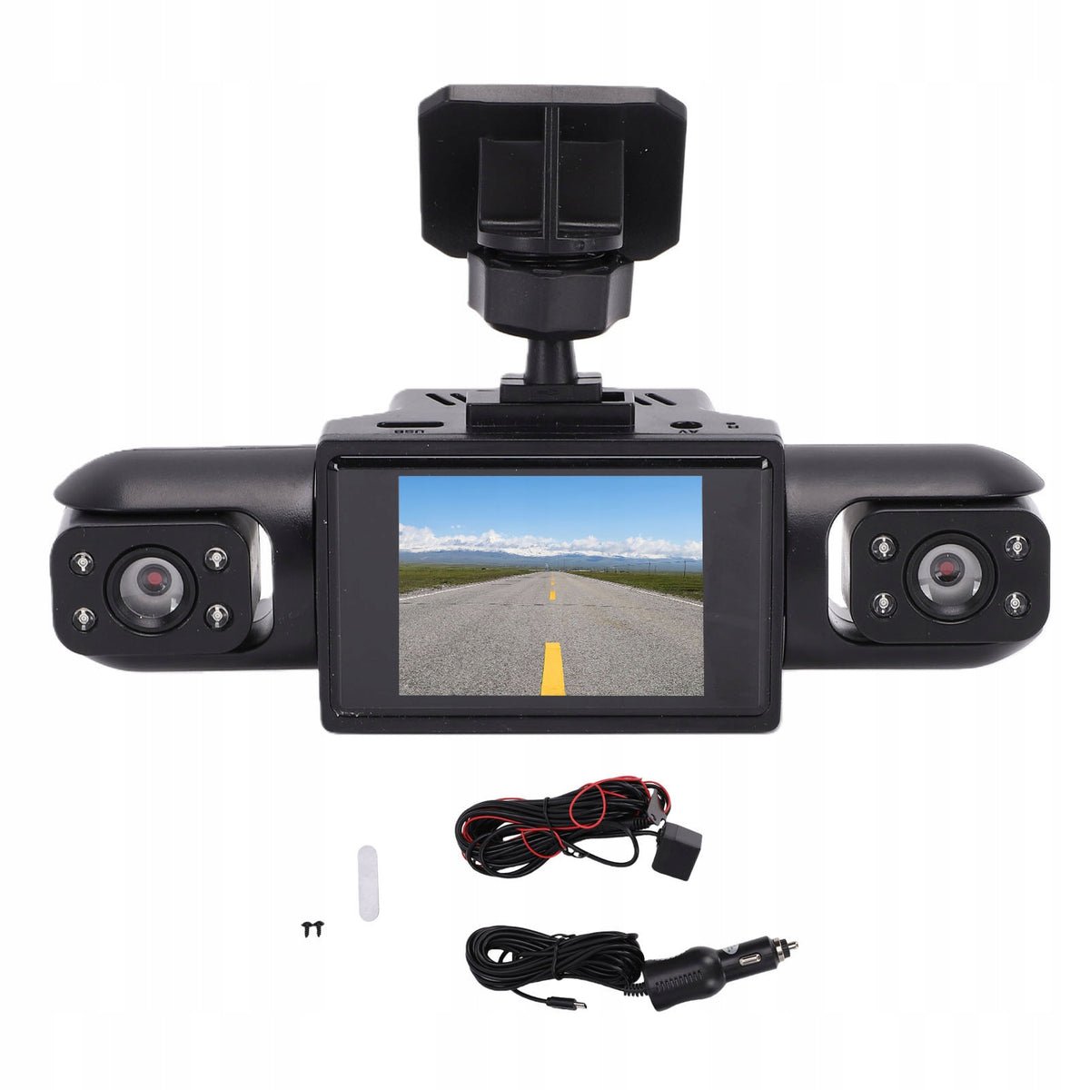 360° Car Camera 4-Channel 1080P, Night, Trucks