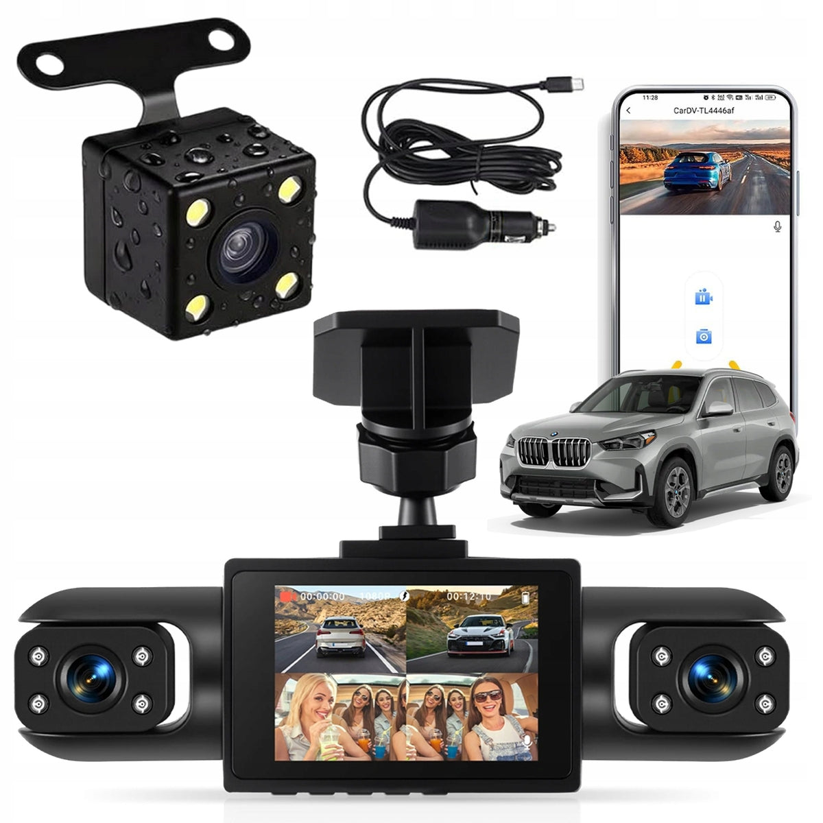 360 Degree Rotary Car Video Recorder Car Camera