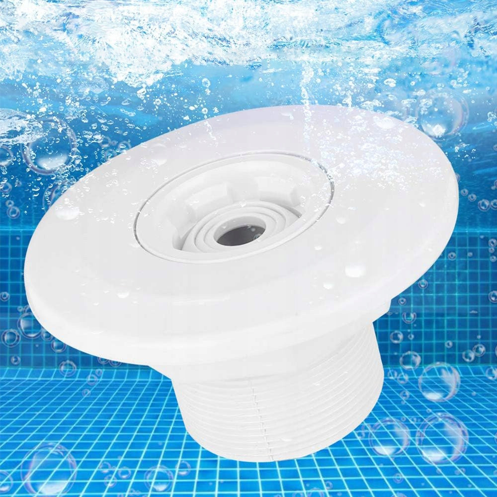 360° NOZZLE INLET STRAINER WATER OUTLET FOR SWIMMING POOL 65MM SKIMMER PLUG TYPE Brand Bedee
