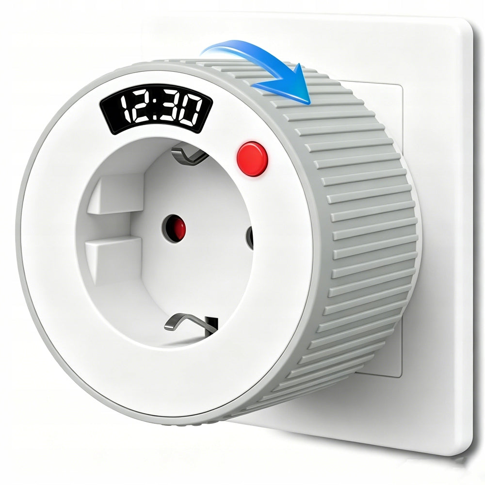 3680W ROTATING SMART OUTLET SMART WATTMETER PROGRAMMER TIMER
