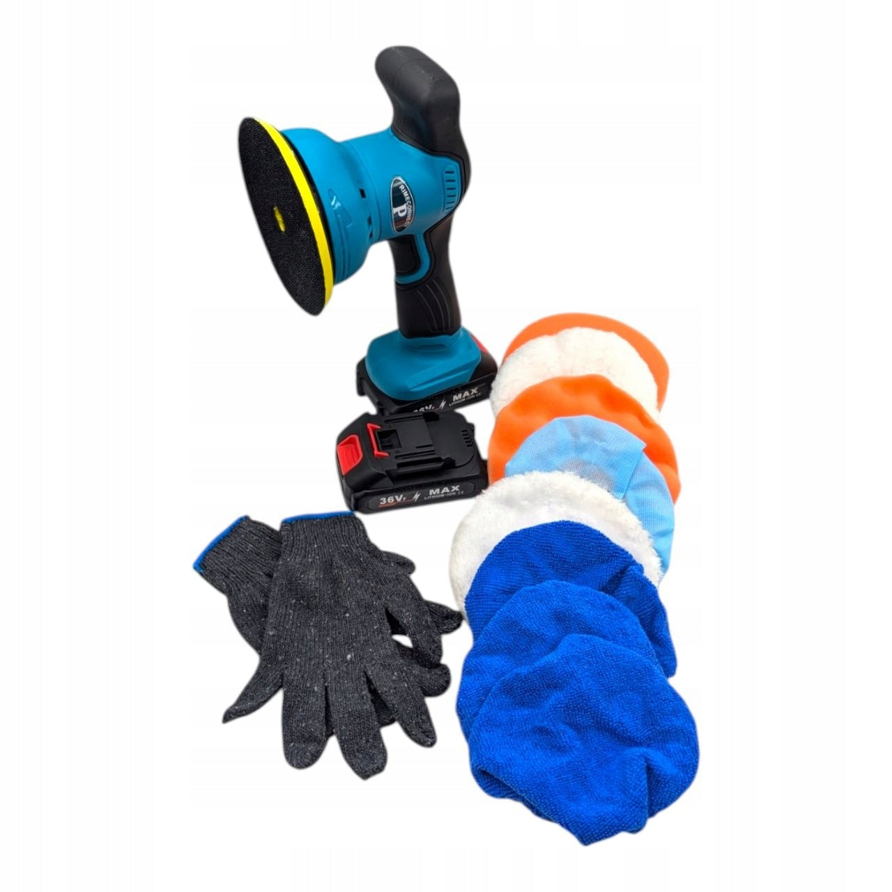 36V 150MM CORDLESS CAR POLISHER KIT Packaging status original
