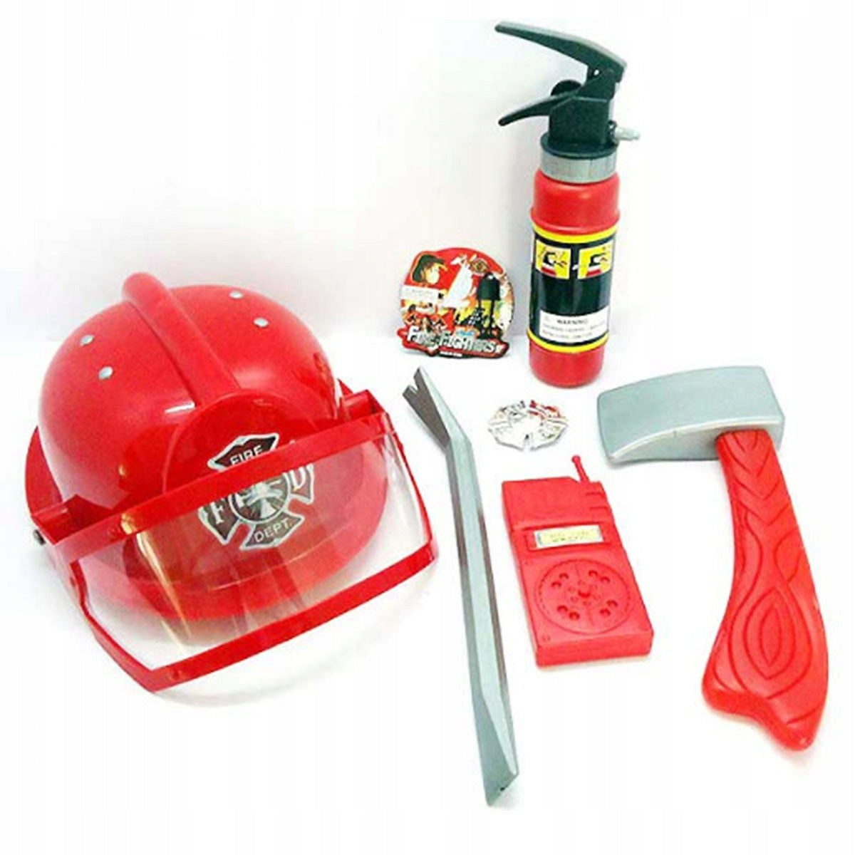 373905 FIRE BRIGADE SET WITH HELMET BIGTOYS Brand Bigtoys