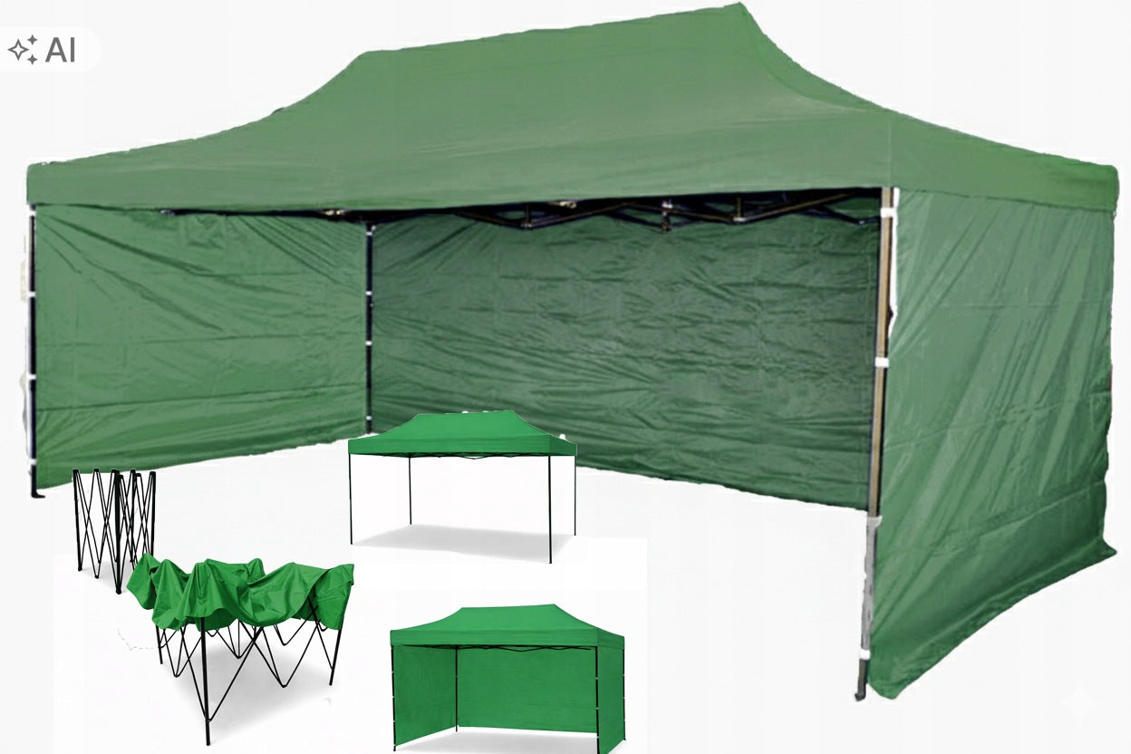 38 KG 3x4,5 STRONG GARDEN TENT TRADE PAVILION Express Umbrella FAIR