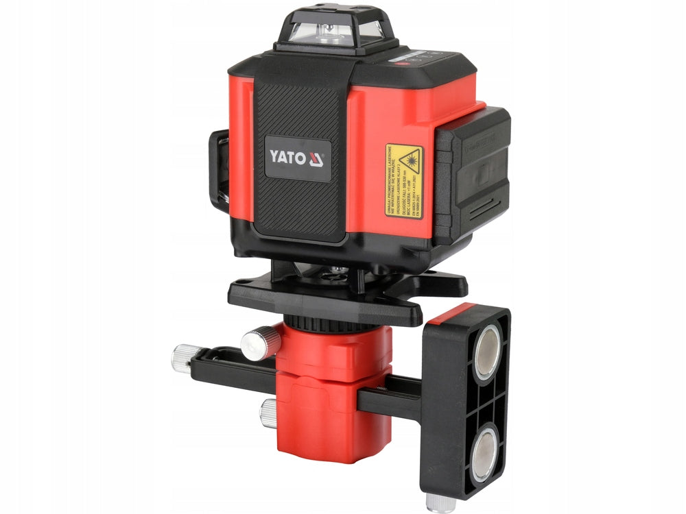 Kryžminis lazerinis nivelyras YATO 4D, žalias spindulys, 360°