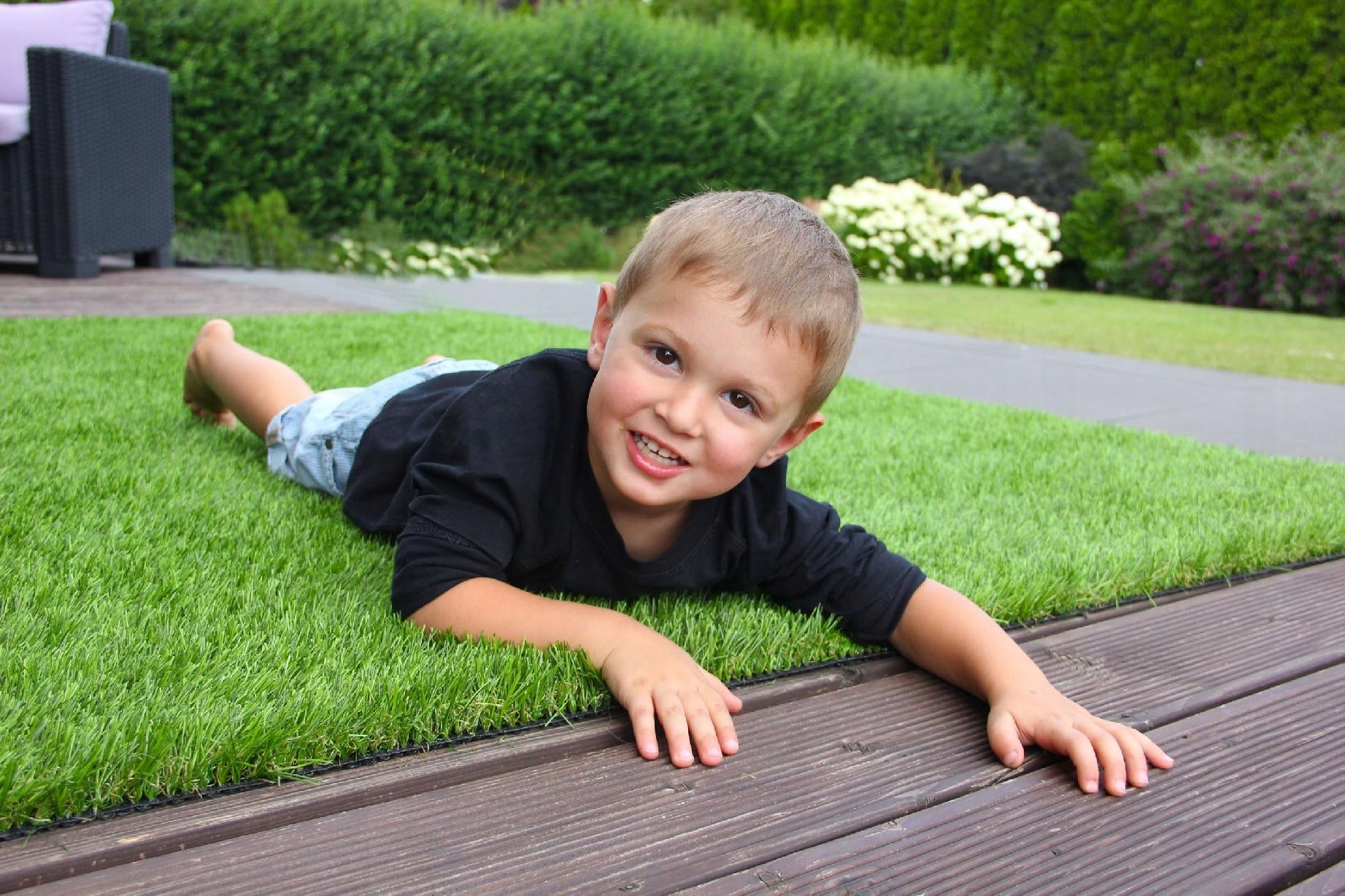 38mm ARTIFICIAL GRASS GREEN SOFT DENSE FOR TERRACE BALCONY PATIO WIDTH 0.5M EAN (GTIN) 5904653946300