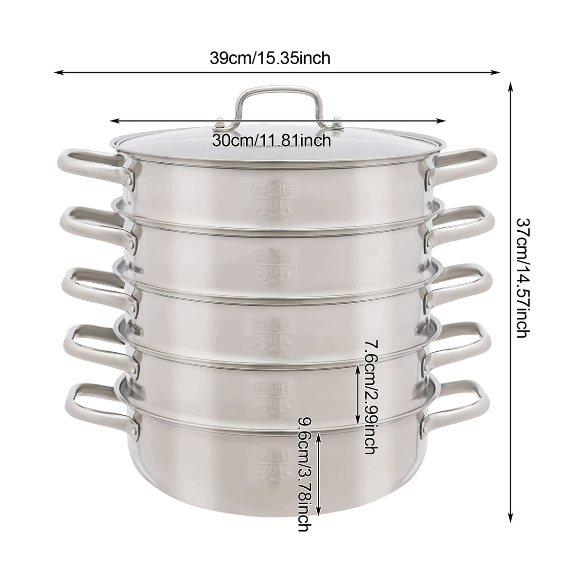 39*37CM STEAMER POT FOR COOKING Brand no brand