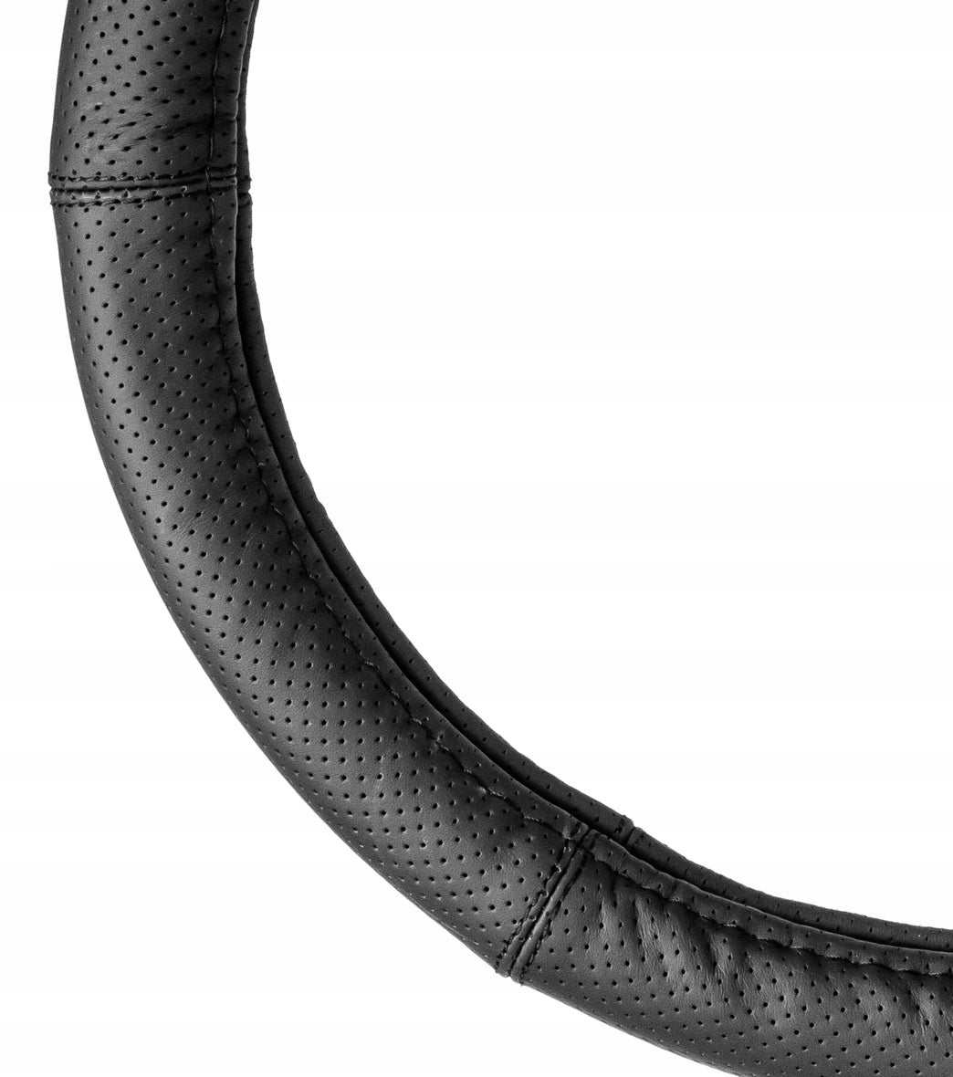39-41cm HANDLEBAR COVER OVERLAY BLACK PERFORATED LEATHER