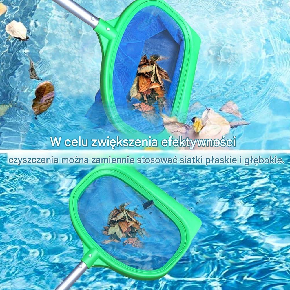 39 cm pool landing net with flat and deep net without bar Manufacturer Mensen