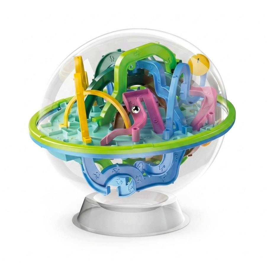 3D BALL MAZE PUZZLE GAME - SPIRAL CHALLENGE WITH 299 OBSTACLES - LOGIC AND HAND-EYE COORDINATION TOY - AGES 6+ Packaging status original