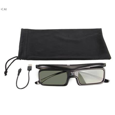 3D JX30 DLP-Link 144Hz Active USB Glasses for Projector 1 Pack Packaging status original
