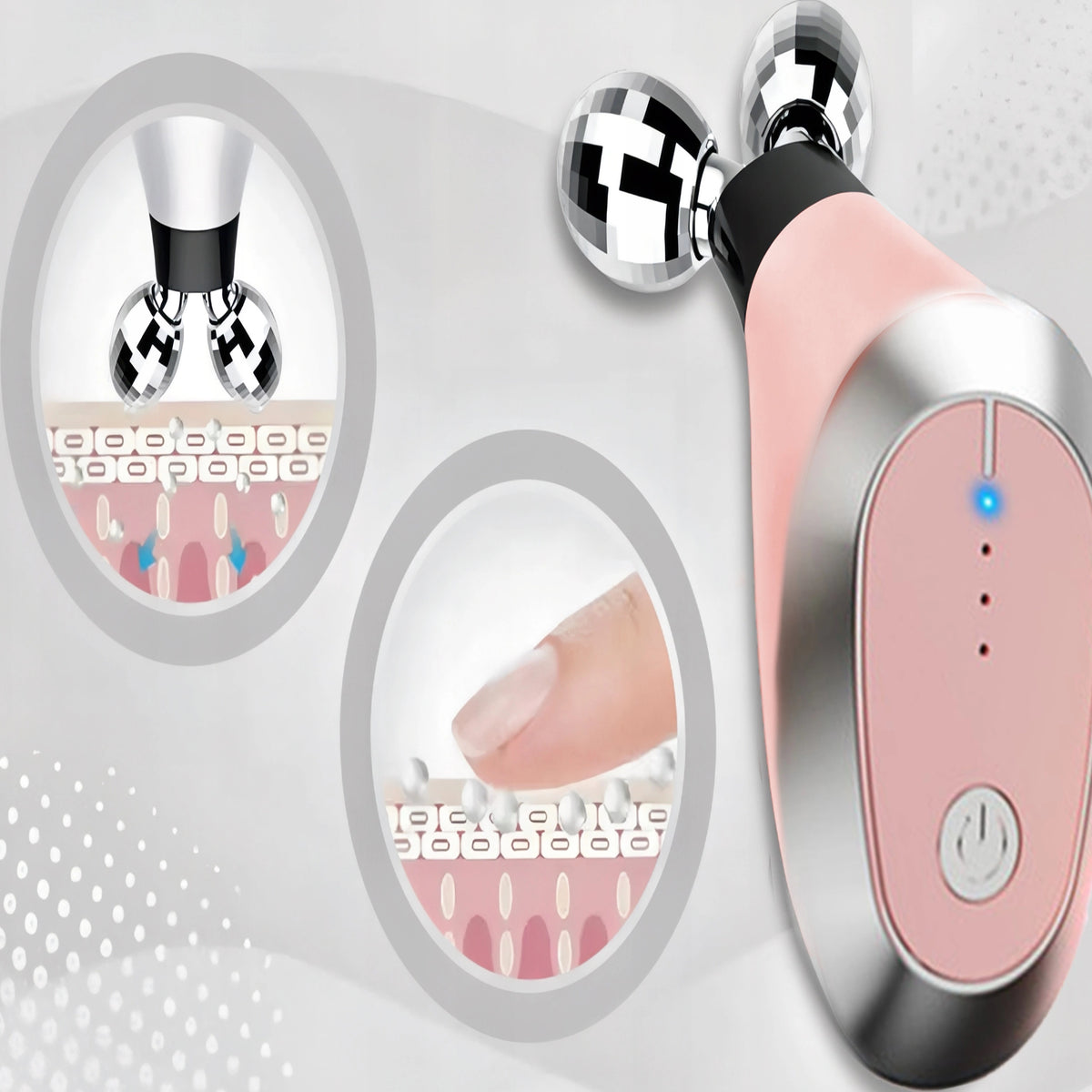 3D LIFTING EMS FACE VIBRATING MASSAGER FOR REJUVENATING CARE Authorized representative 5907419769779