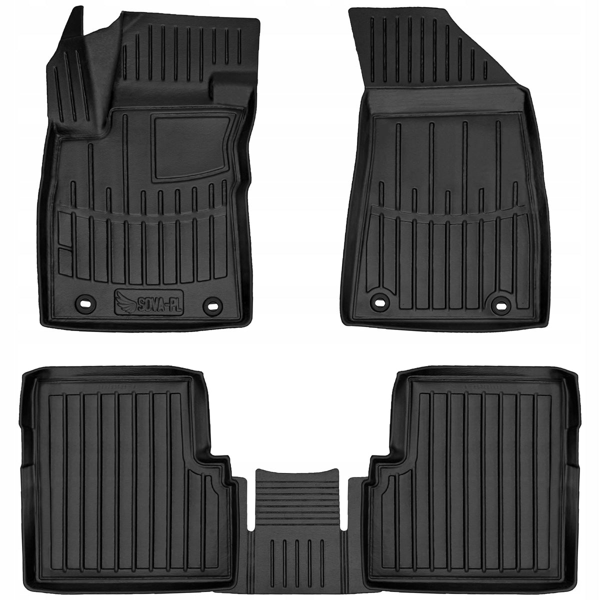 3D MG ZS I Rubber Rugs (2017-2024) except Hybrid