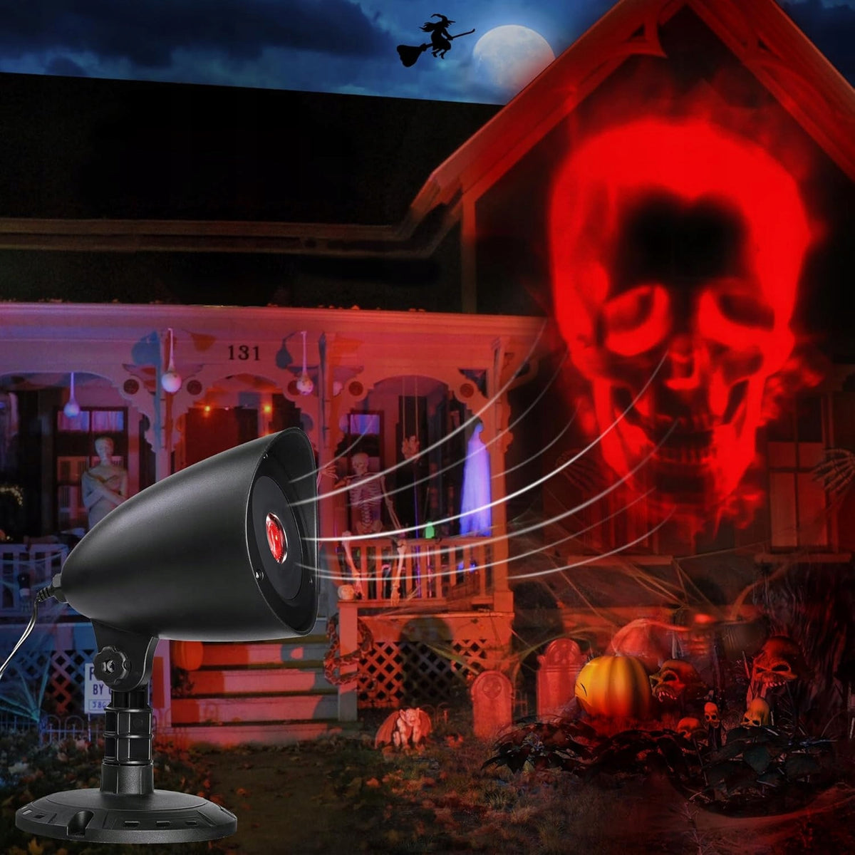 3D Projector Red Levitating Skull Manufacturer code ht-ty-09