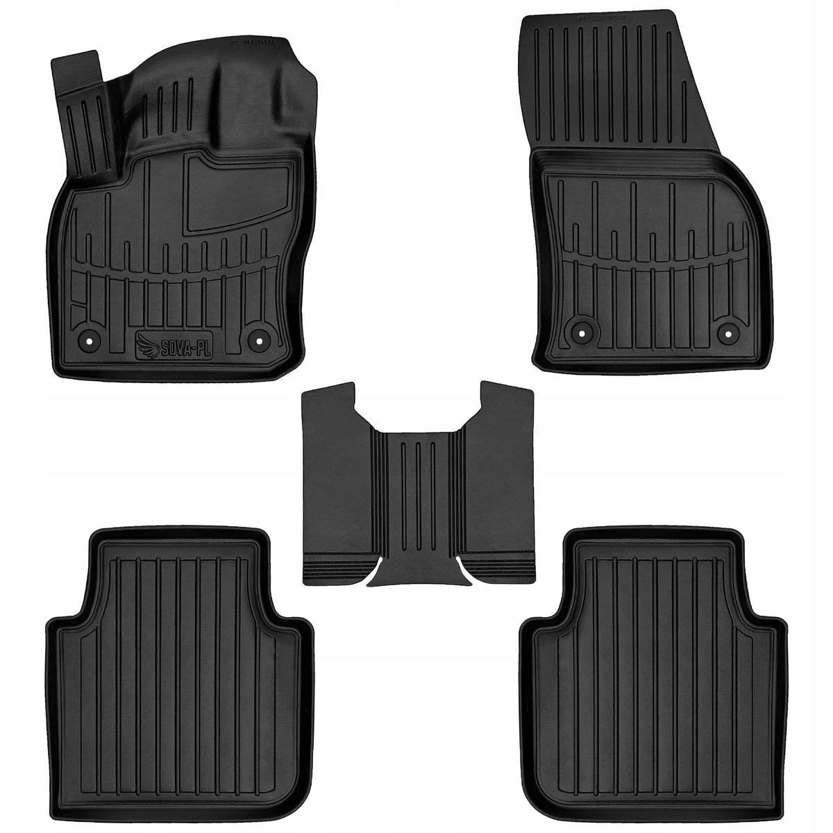 3D Rubber Rugs Skoda Kodiaq I (2016-2024) Packaging status original