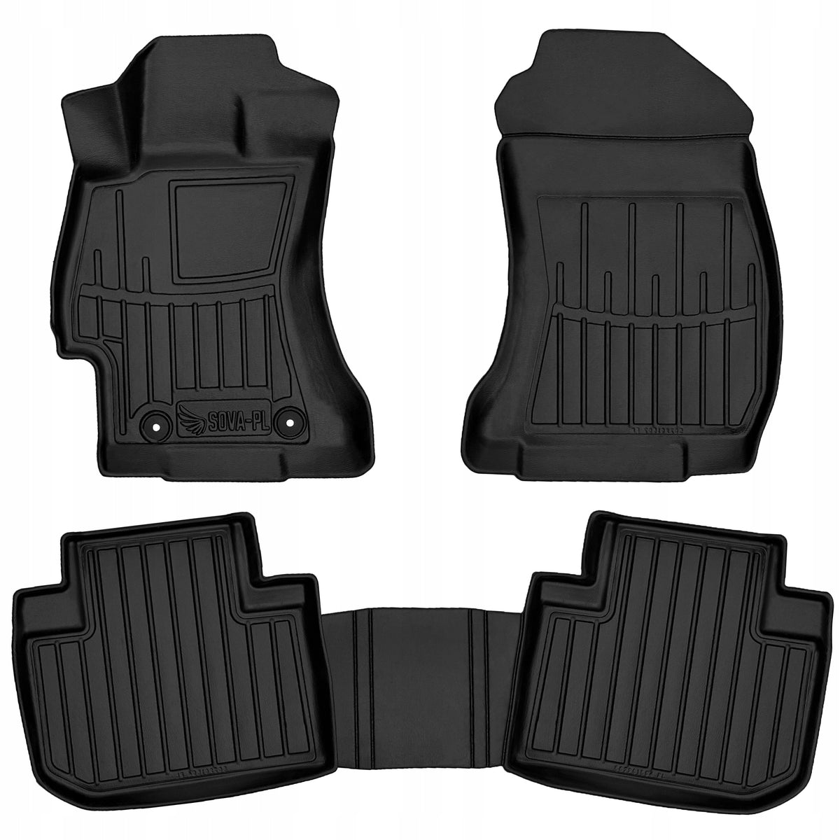 3D Rubber Rugs Subaru Forester IV SJ (2012-2018)