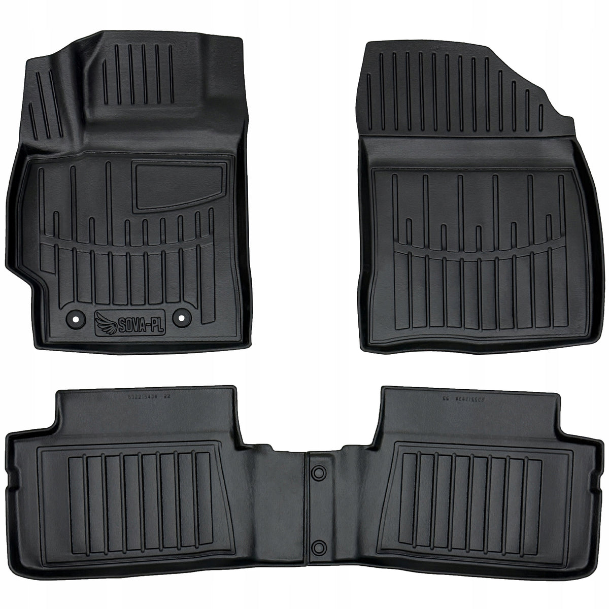 3D Rubber Rugs Toyota Auris I E150 (2006-2012)