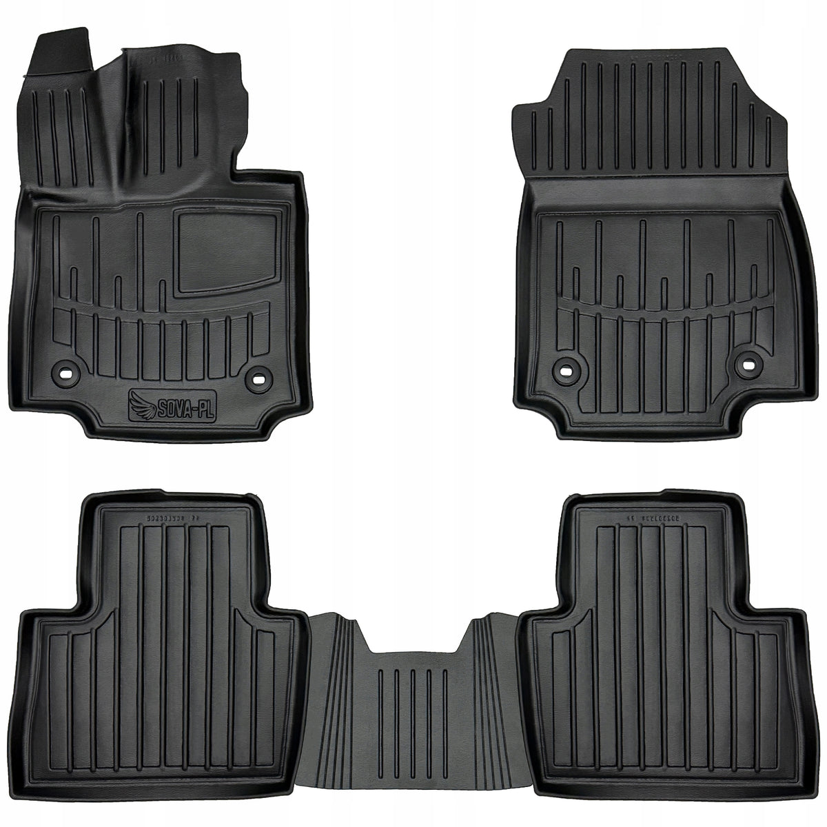 3D Rubber Rugs for Lexus NX II AZ20 (since 2021)