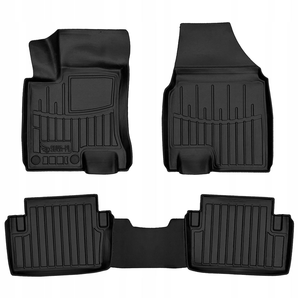 3D Rubber Rugs for Nissan Qashqai I J10 (2007-2014)