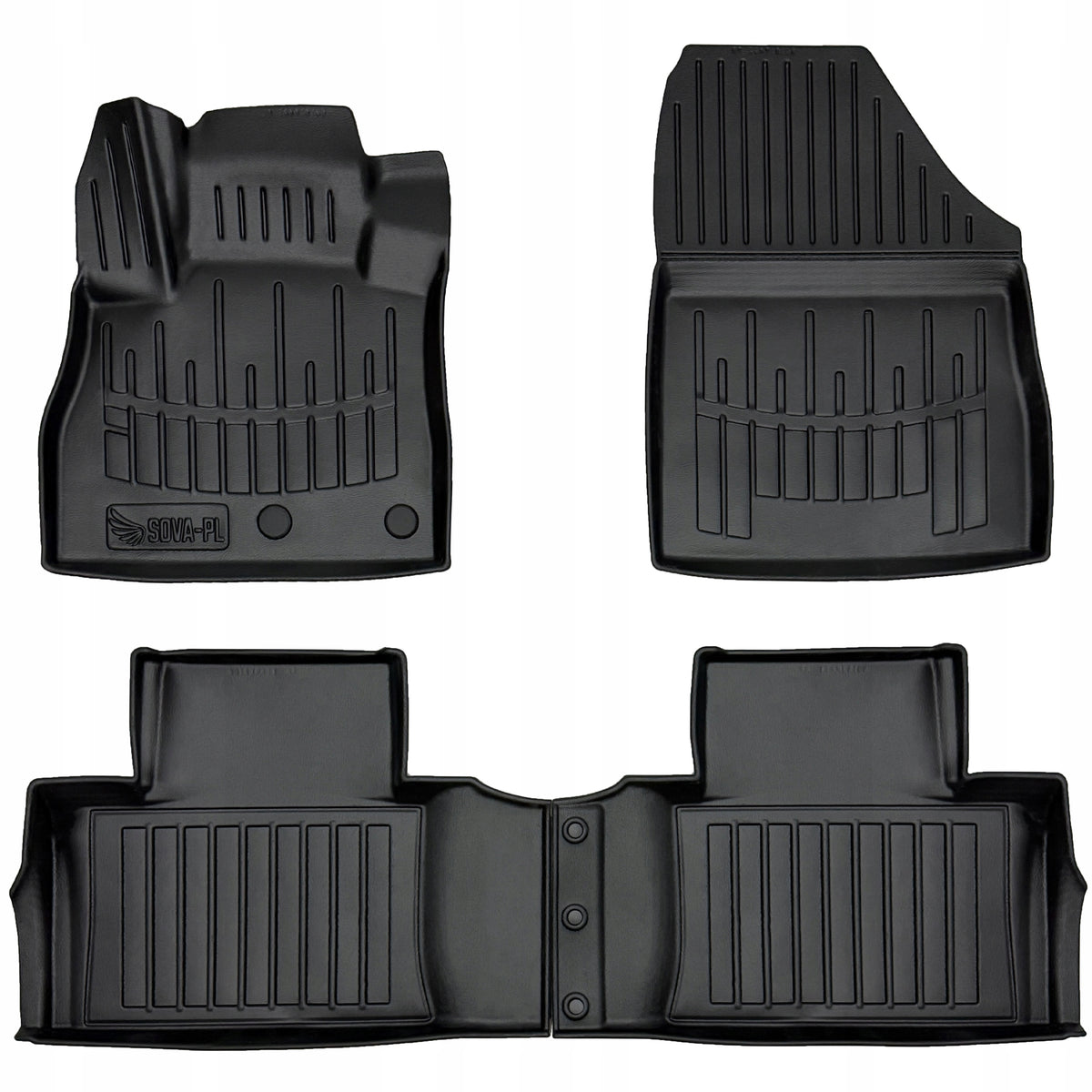 3D Rubber Rugs for Renault Grand Scenic IV (2016-2022) 1 and 2 row
