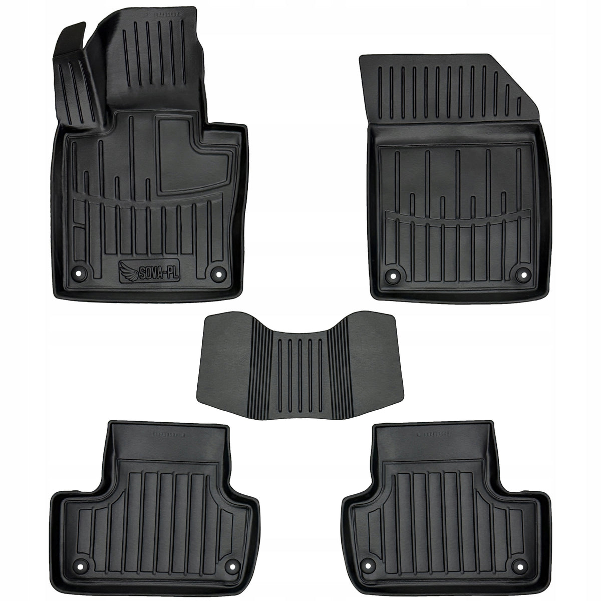 3D Rubber Rugs for Volvo XC60 II (since 2017) Manufacturer Stingray